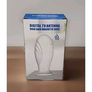 Amplified HD Digital TV Antenna-Indoor Outdoor Long 400 Miles Range New Open Box